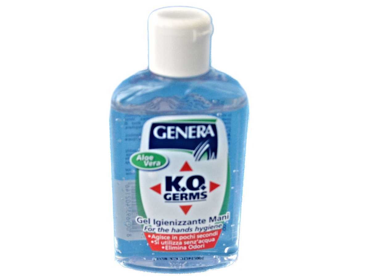 Genera - K.O. Germs Gel Igienizzante Mani 80ml. — Il Negozio del