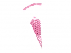 PARTY BAG CONE SHP PINK PLS