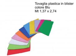 TOVAGLIA PLASTICA BLU M 1,37*2,74