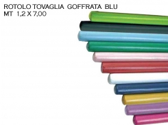 ROTOLO TOVAGLIA BLU GOFFRATA M7*1,2