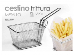 CESTINO FRITTURA METALLO 13*10*7