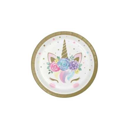 PIATTI 18CM UNICORNO BABY