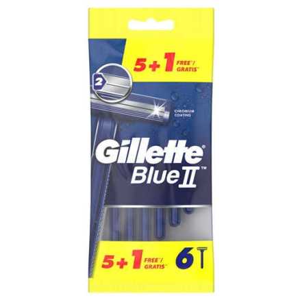 GILLETTE BLU II X5+1