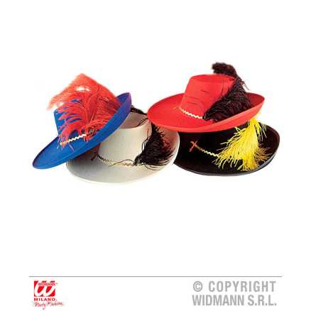 CAPPELLO MOSCHETTIERE C/PIUMA