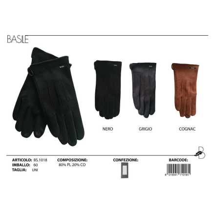 GUANTO UOMO ECOSUEDE BASILE