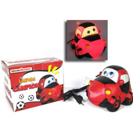 LAMPADA AUTO ROSSO NERO