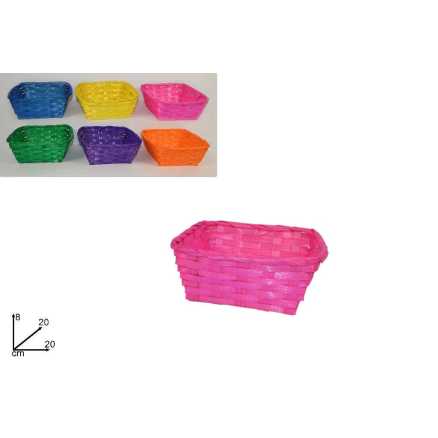 CESTINO INTRECCIATO QUADRATO