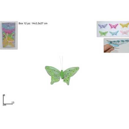 FARFALLA FIORI IN BOX 6COL.
