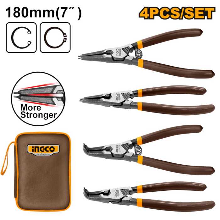 SET 4 PER ANELLI SICUR.180MM