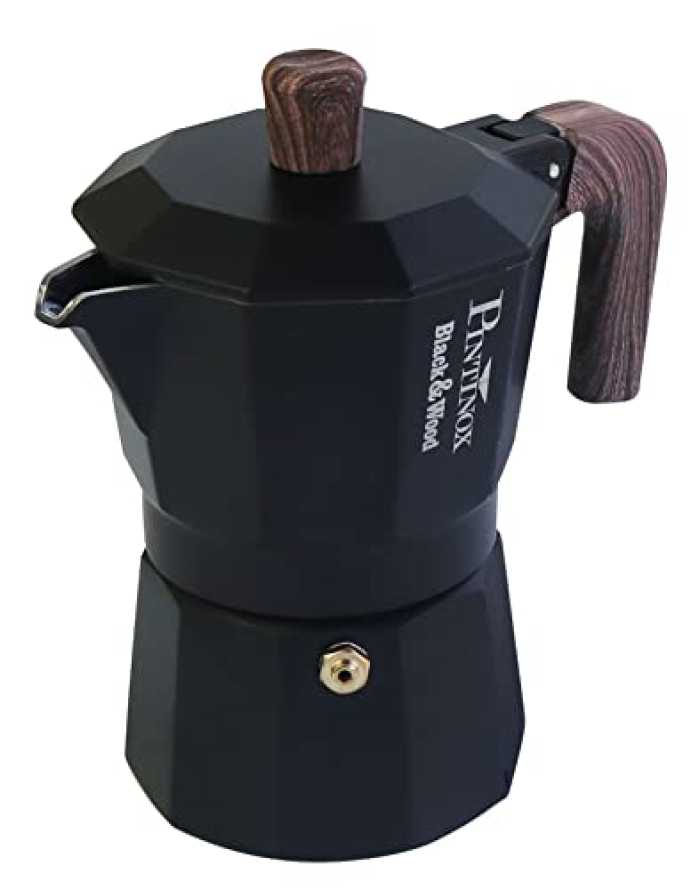 CAFFETTIERA MOKA 1TZ BLACK&WOO