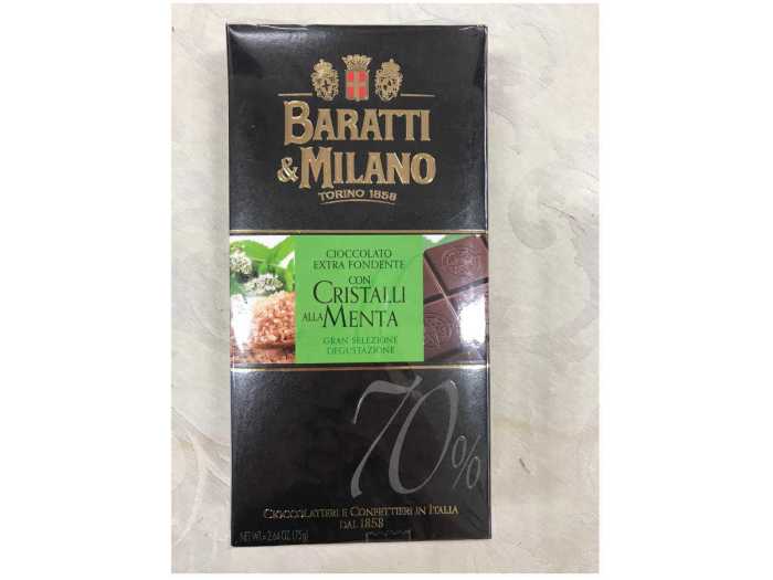 TAVOLETTA FONDENTE 70% CRIST.MENTA