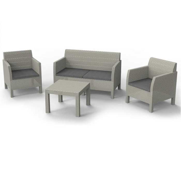 SET GIARDINO 4 POSTI TORTORA