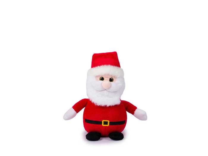 BABBO NATALE 20CM C/CANZ.