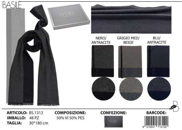 SCIARPA JACQUARD BASILE