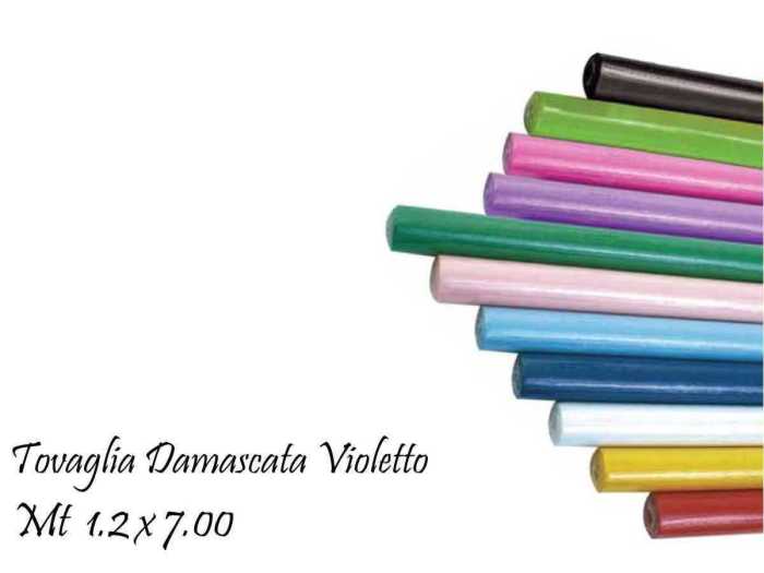 TOVAGLIA DAMASCATA VIOLETTO M7*1,20