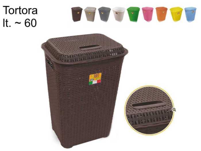 PORTABIANCHERIA RATTAN TORTORA