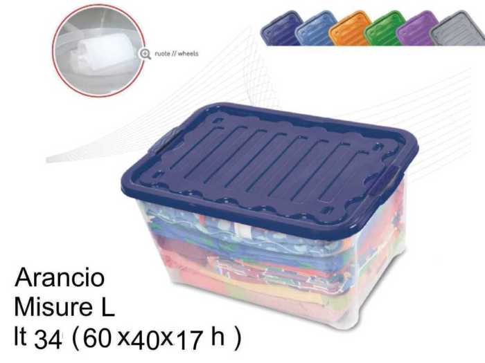 BOX STORAGE VULCANO 60*40*17 ARANCIO