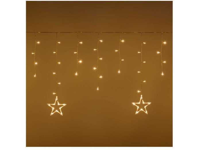 TENDA LUMINOSA 400XH80CM STELLE 150LED BIANCO CALDA