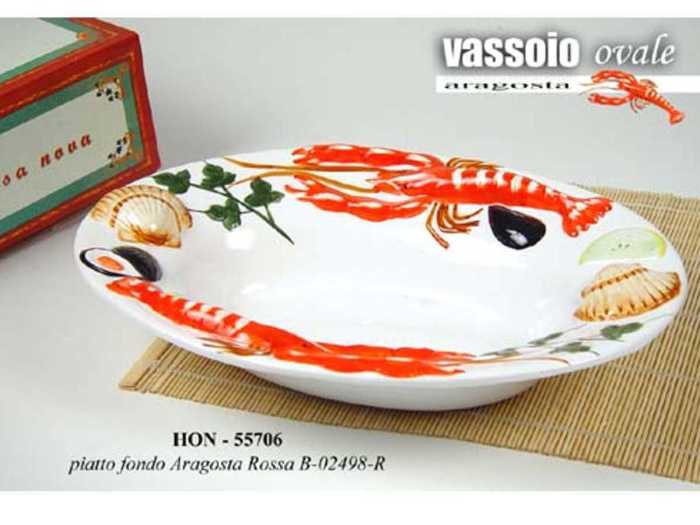 VASSOIO OVALE ARAGOSTA