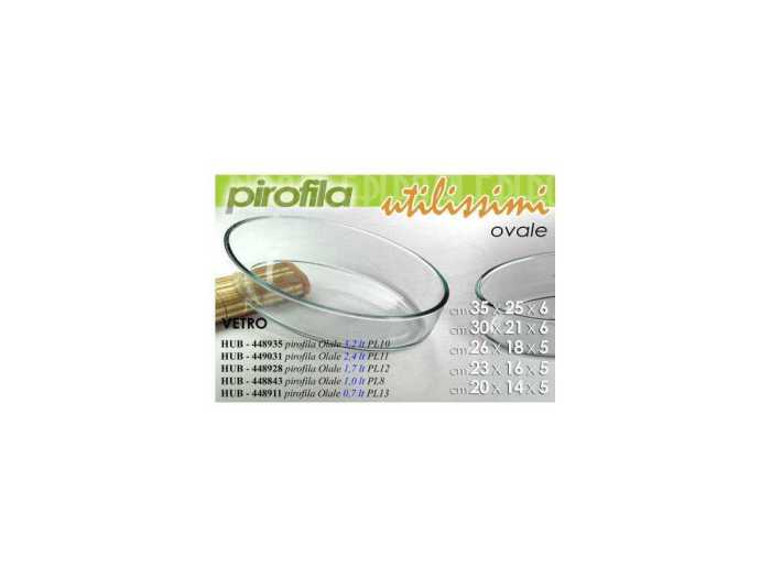 PIROFILA VETRO 2,4L 30*21*6