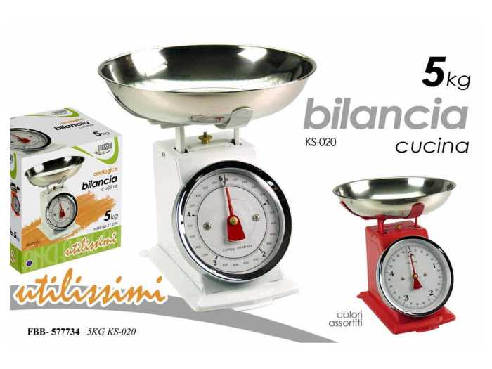 BILANCIA 5KG C/VASSOIO 21CM