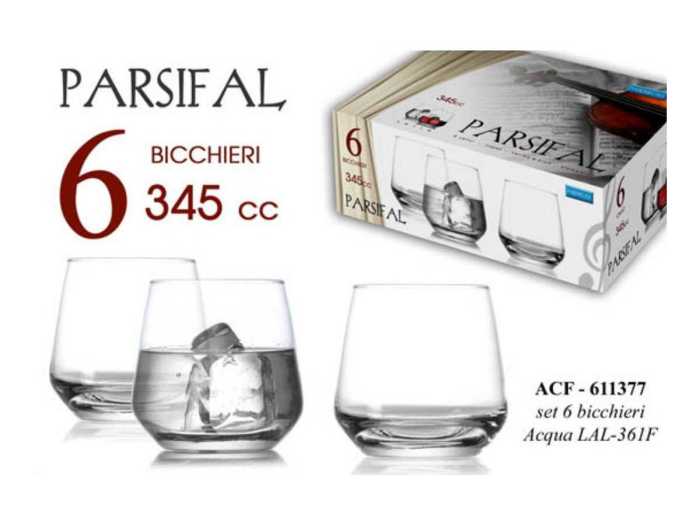 BICCHIERI ACQUA 345CC PARSIFAL