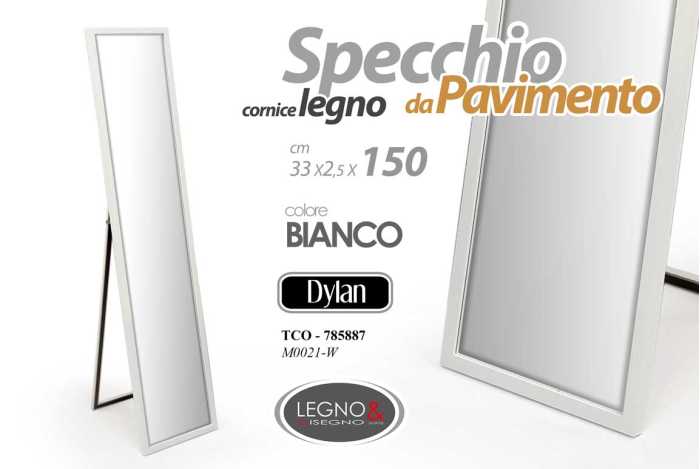 SPECCHIO BCO 33*2,5*150