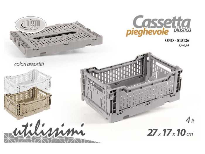 CASSETTA PIEGHEVOLE 27*17*10