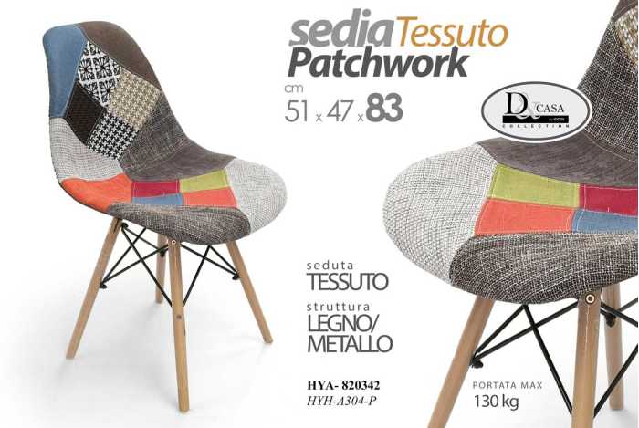 SEDIA PATCHWORK 52*47*83