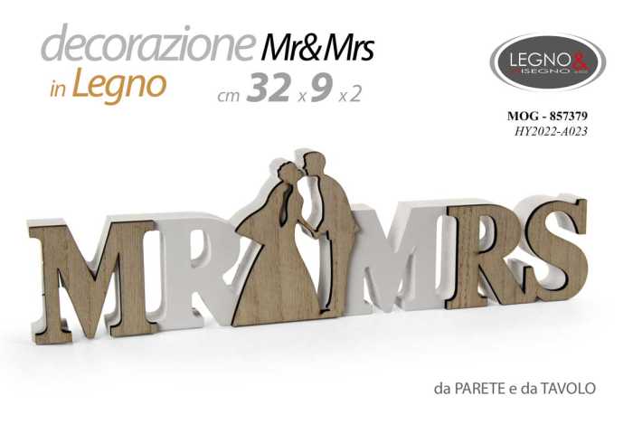 MR & MRS 32*9*1,8CM