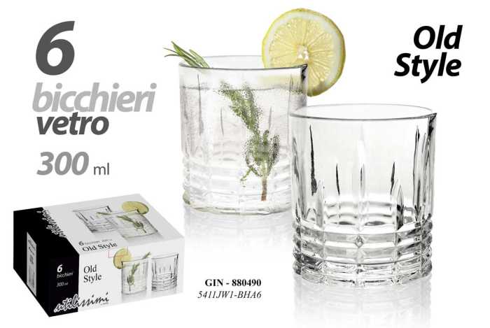 6/BICCHIERI VE OLDSTY 300ML