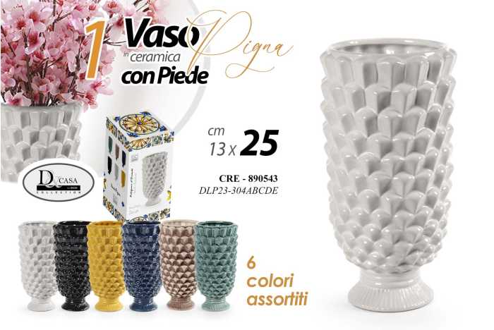 VASO CERAMICA 12,5*25CM