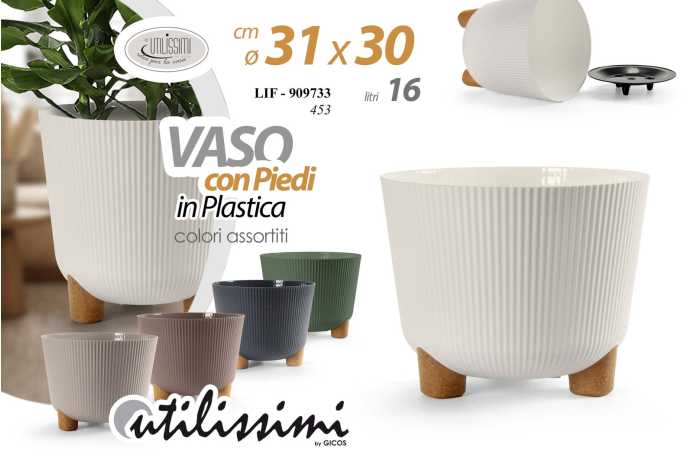 VASO PLASTICA 31*29,5CM