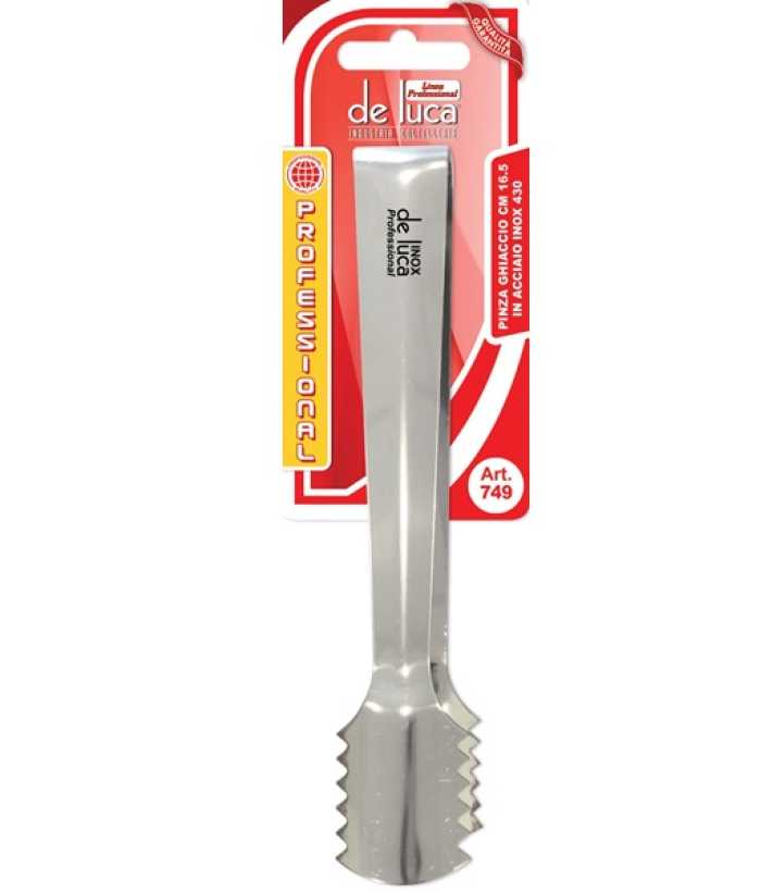 PINZA GHIACCIO INOX 16,5CM