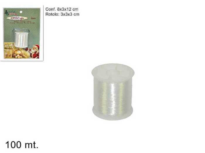 ROTOLINO NYLON BIANCO 100MT