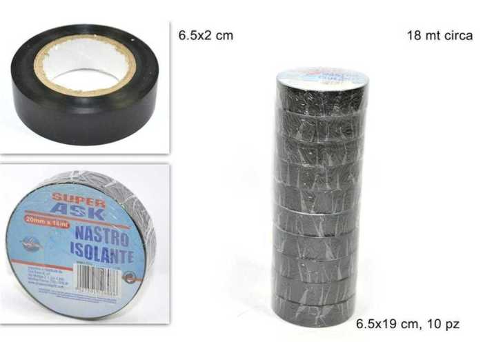 NASTRO ISOLANTE 18MT NERO