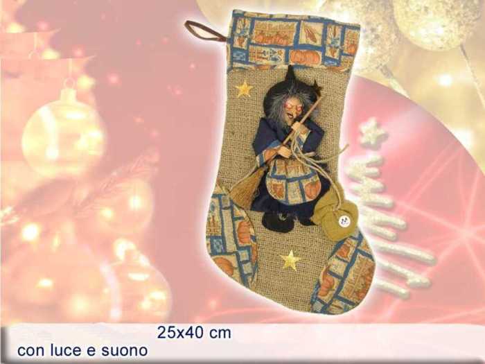 CALZA BEFANA SUONI E LUCI
