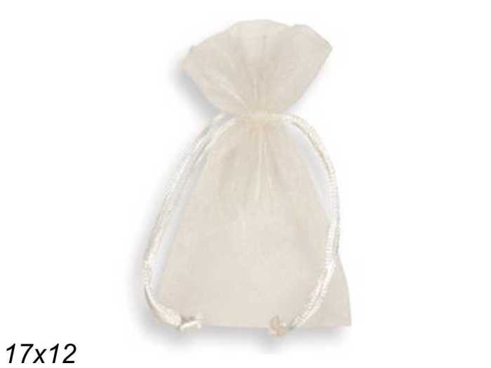 BUSTA ORGANZA CM.17X12 BEIGE