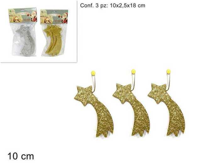 STELLA COMETA 10 CM 3 PZ 2 COL