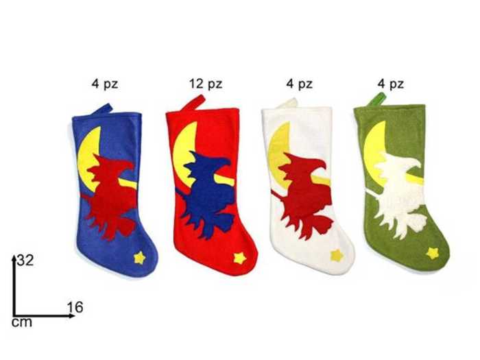 CALZA BEFANA C-STELLA E LUNA