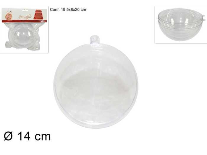 SFERE PLASTICA TRASPARENTE 14C