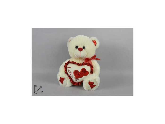 ORSETTO PELUCHE C/CUORE