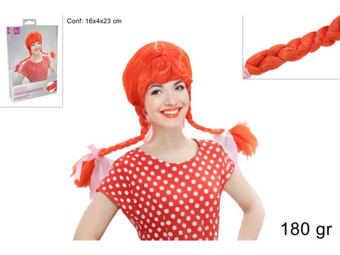PARRUCCA PIPPI CALZELUNGHE