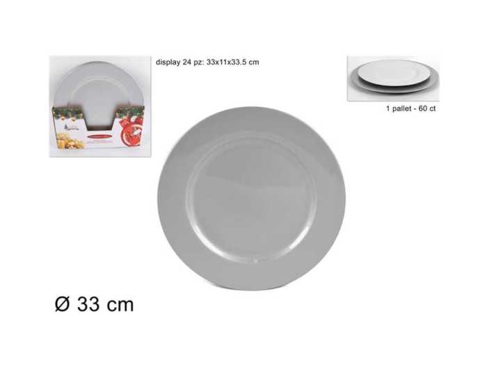 SOTTOPIATTO ARGENTO 33CM