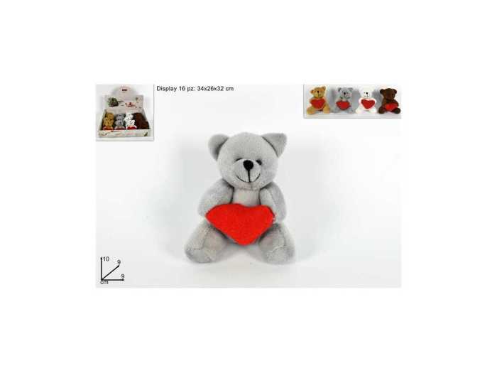 ORSETTO PELUCHE C/CUORE