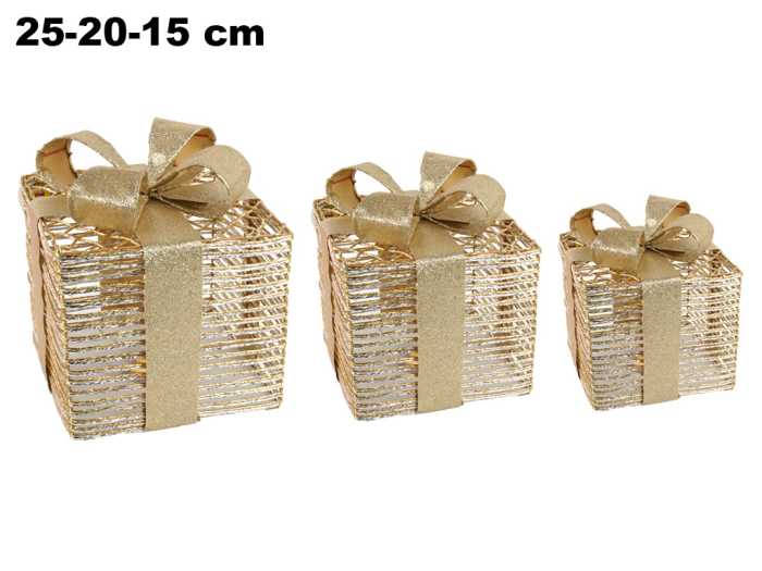 SET 3PACCHI REGALO 15/20/25LED