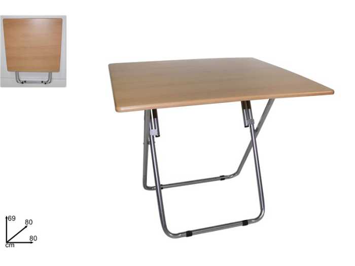 TAVOLO QUADR.80X80 RICHIUDIBIL