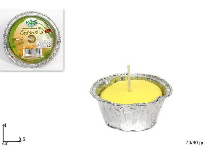 VASETTO CITRONELLA IN ALLUM.80