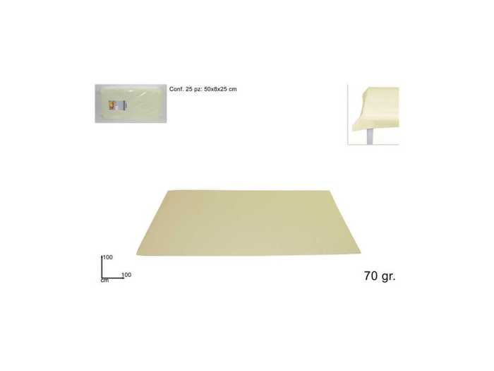 TOVAGLIA TNT 100*100 BEIGE 60GR