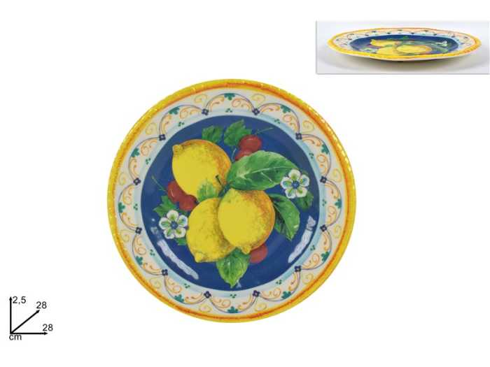 PIATTO PIANO 28CM MELAMINA